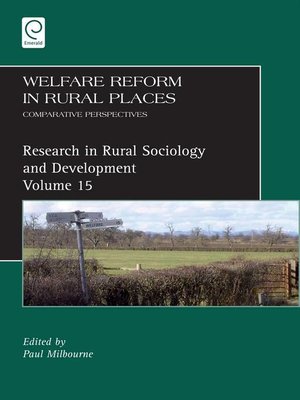 cover image of Research in Rural Sociology and Development, Volume 15
